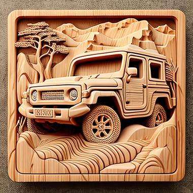 3D модель Toyota FJ Cruiser (STL)